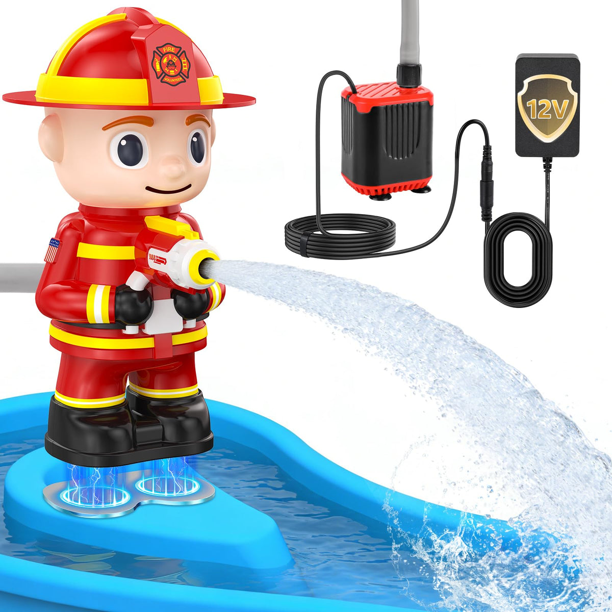 WITALENT Water Table Pump with magnetic base enables quick drill-free installation.