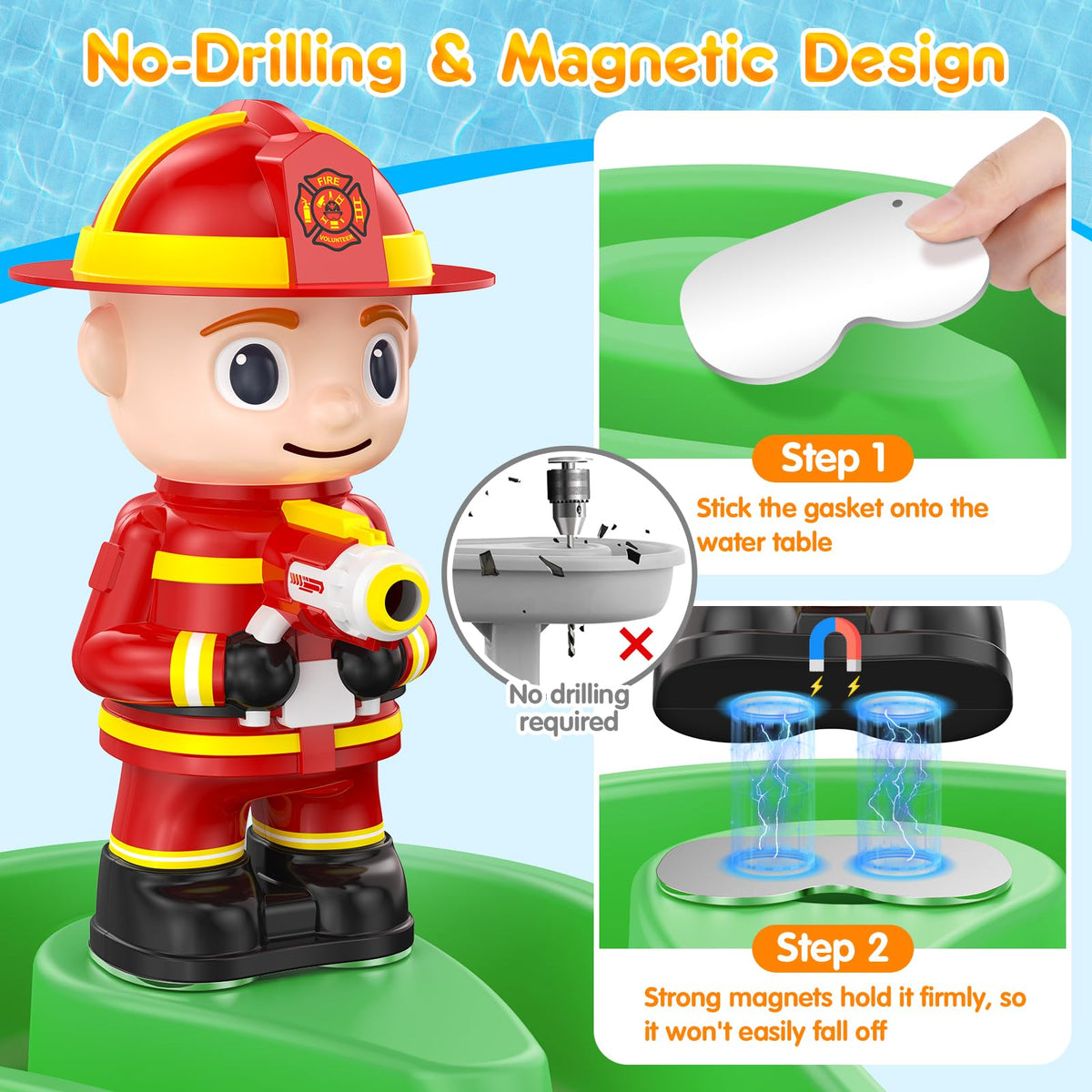 WITALENT plug-in pump installs in seconds without drilling.
