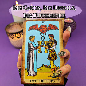 Witchy Cauldron minor arcana vibrant artwork preserves symbolism with clear visuals
