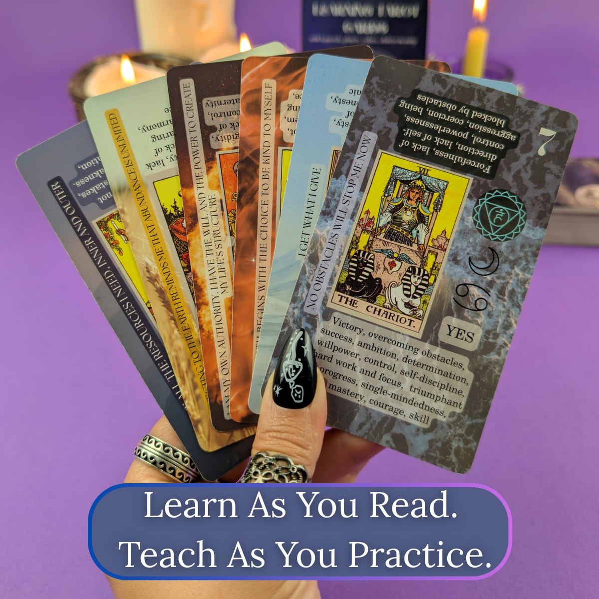 Witchy Cauldron Tarot durable cardstock for daily shuffling