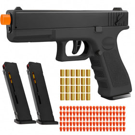 Witcrety soft bullet toy gun assembly shows sturdy build for kids' play