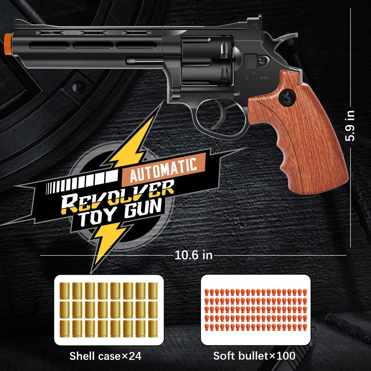Witcrety 100 soft bullets for extended target practice