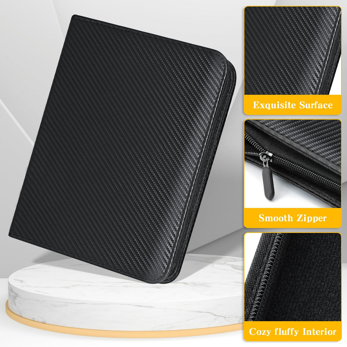 WITHYU archival-safe PP pages keep cards fade-free and clean over time.