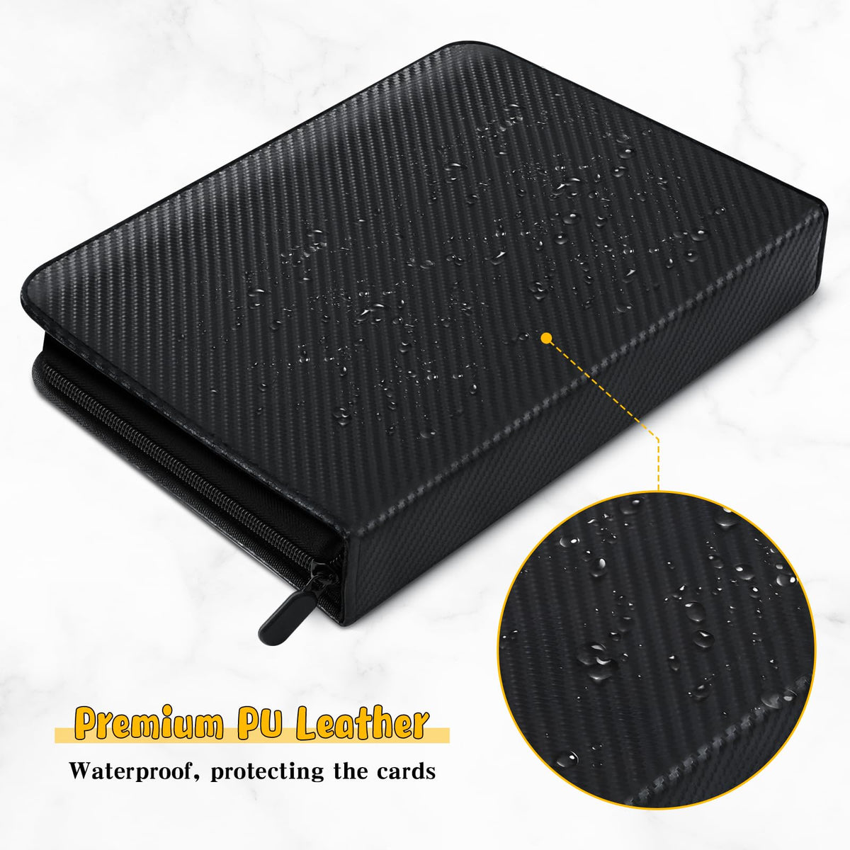 WITHYU gift-ready PKM binder for fans, ideal for display and storage.
