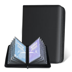 WITHYU Jumbo Card Binder cover showcases durable PU leather finish protecting oversized cards