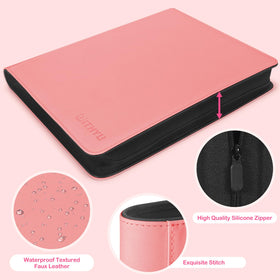 WITHYU 16 dual-sided pages hold up to 288 cards securely.