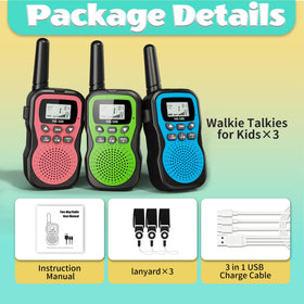 WITPAW kids’ walkie talkies with easy-to-use buttons and comfortable grip