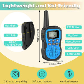 WITPAW kids walkie talkies used outdoors during camping and family adventures