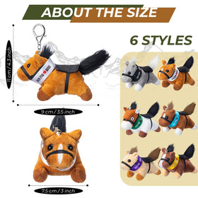 Wiwiqing Run for the Rose derby plush keychain evokes racing memories