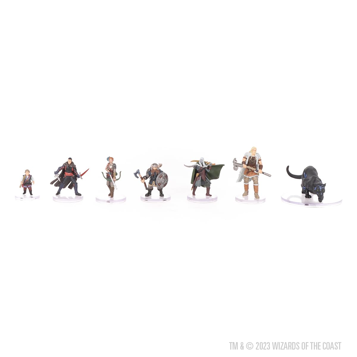 WizKids Catti-brie Battlehammer miniature for precise archery
