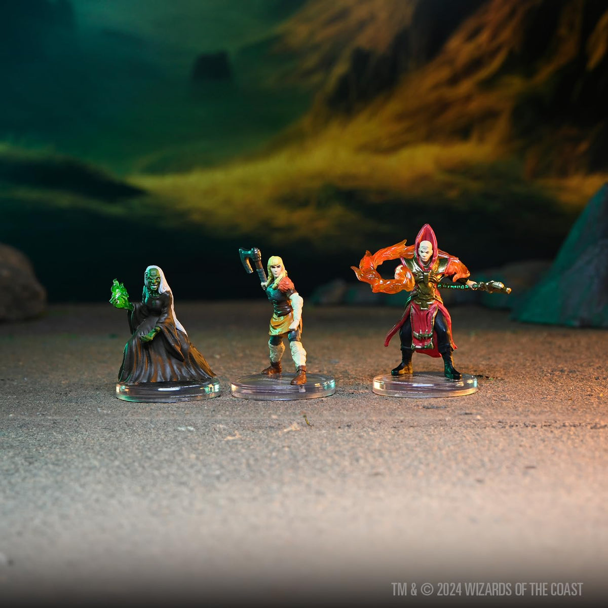 WizKids D&D Icons Return of the Dragons small miniatures with dynamic stances for skirmishes