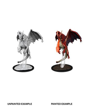 Packaging for WizKids Nolzur's Marvelous Miniatures clearly shows the Young Red Dragon.