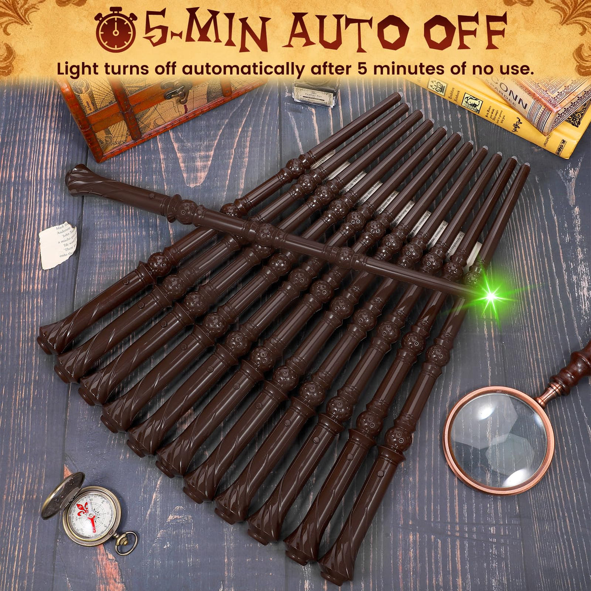 WizWonders kid-friendly wand design fits small hands for easy play.