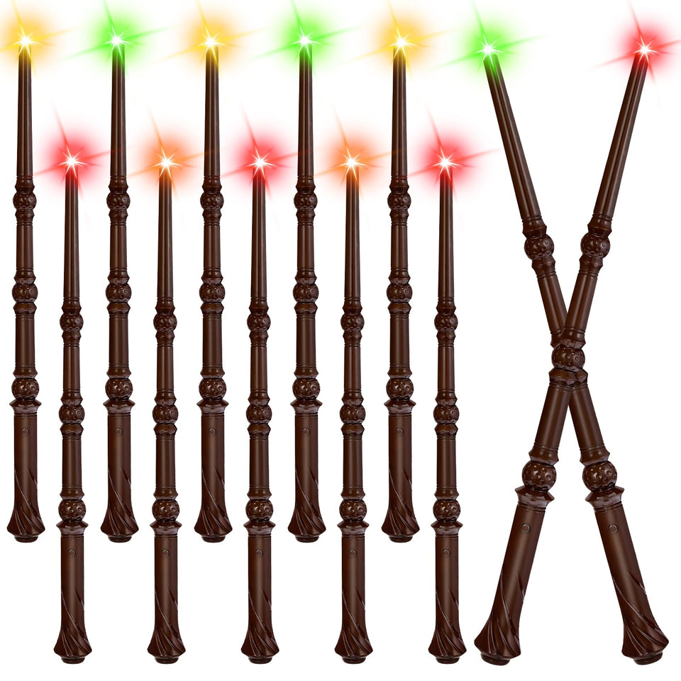 WizWonders light-up wizard wand with four colors for party fun.