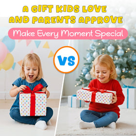 WIZZLY 8-in-1 Busy Hands wooden toy set is ideal for home, classroom, or travel.
