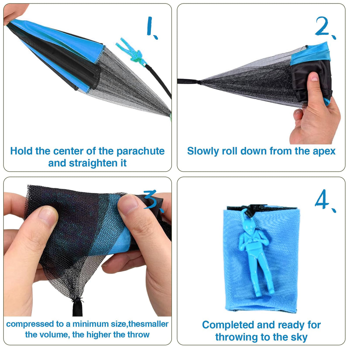 Wizzosivoor party gift parachute toy sparks imaginative play.