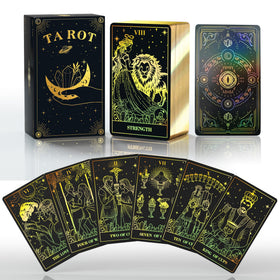 WJPC Gold Foil Edge Tarot Deck glittering edges for elegant readings