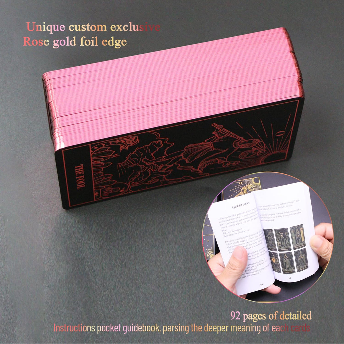 WJPC Rose Gold Edge gift box with elegant packaging for gifting