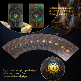 WJPC Tarot Cards Back Starry Sky design adds ambiance