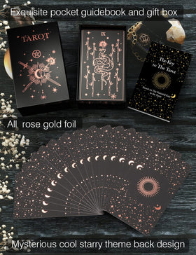 WJPC tarot deck with soft matte finish, easy to shuffle.