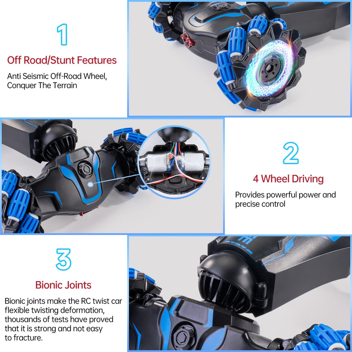 WJWMIRC music and lighting effects enhance immersive driving in blue