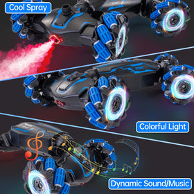 WJWMIRC rechargeable dual batteries for longer play in blue