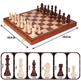 WJZDY luxury chess set suits adults, collectors, and gifting.