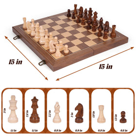 WJZDY portable travel chess set ideal for on-the-go play.