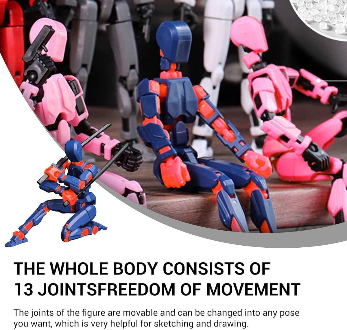 WKSBBTS T13 blue-yellow figure offers bright action visuals