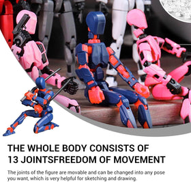 WKSBBTS T13 blue-yellow figure offers bright action visuals