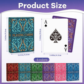 Wkchxd blue-core coated cards close-up showing durable surface and grip