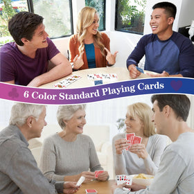 Wkchxd playing cards ideal for family games, travel, and parties.