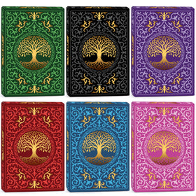 Wkchxd playing cards 6-pack green deck for family game night with bold readability