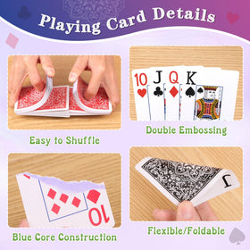 Wkchxd six color decks offering quick color-coding and variety.