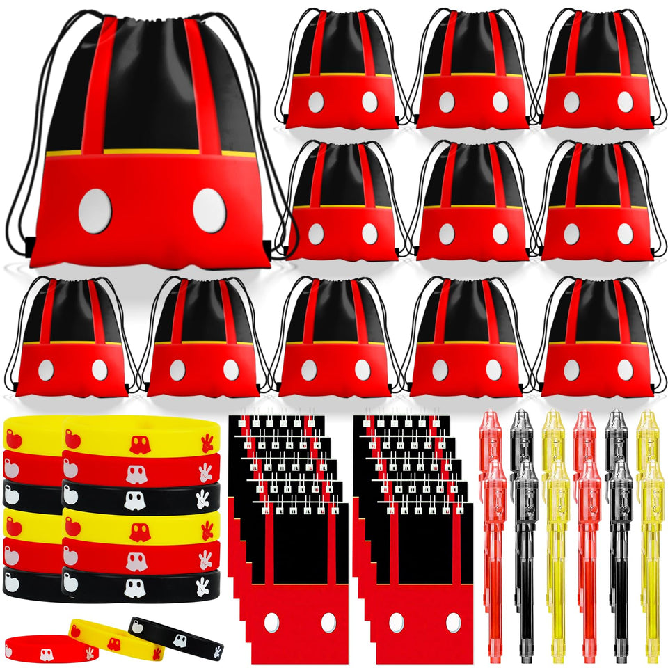 WLBBLQDIE cartoon mouse drawstring bag for party favors and everyday use