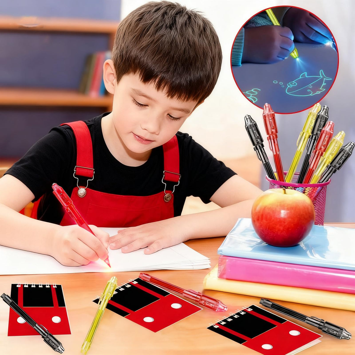WLBBLQDIE cartoon mouse highlighter adds bright color to notes