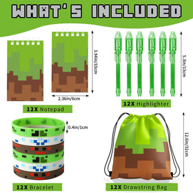 WLBBLQDIE Pixel Theme notebook ideal for party notes and doodles