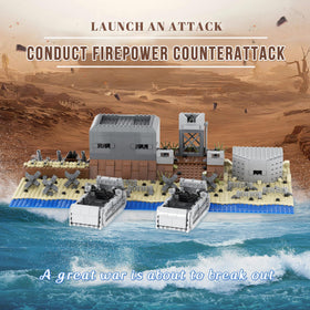 WMBickser 1120-piece detailed design captures authentic military aesthetics.
