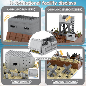 WMBickser 1120-piece opening compartments enable interactive access during builds.