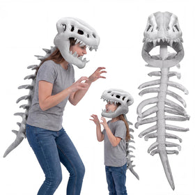 Wmbzxh dinosaur skeleton costume 31.5in delivers a striking 3D look for photos.