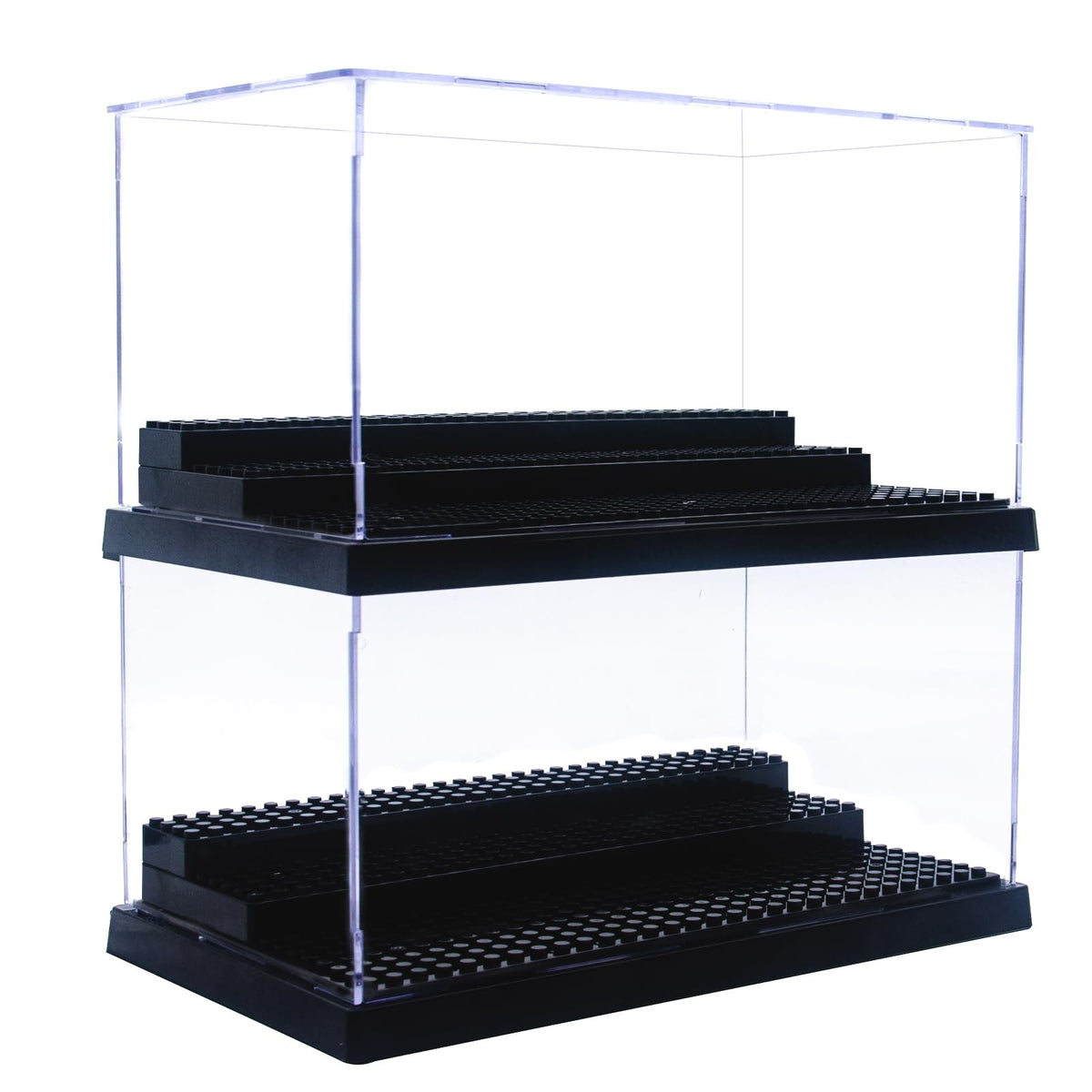 WMM Minifigure Display Case 2-pack for organized, dustproof storage