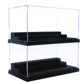 WMM Minifigure Display Case 2-pack for organized, dustproof storage