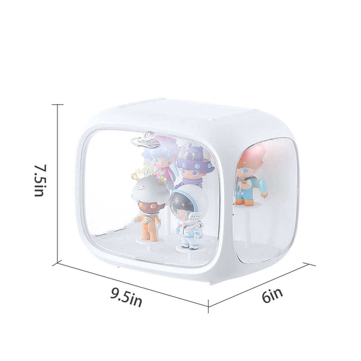 WMM moistureproof display box keeps action figures clean and protected