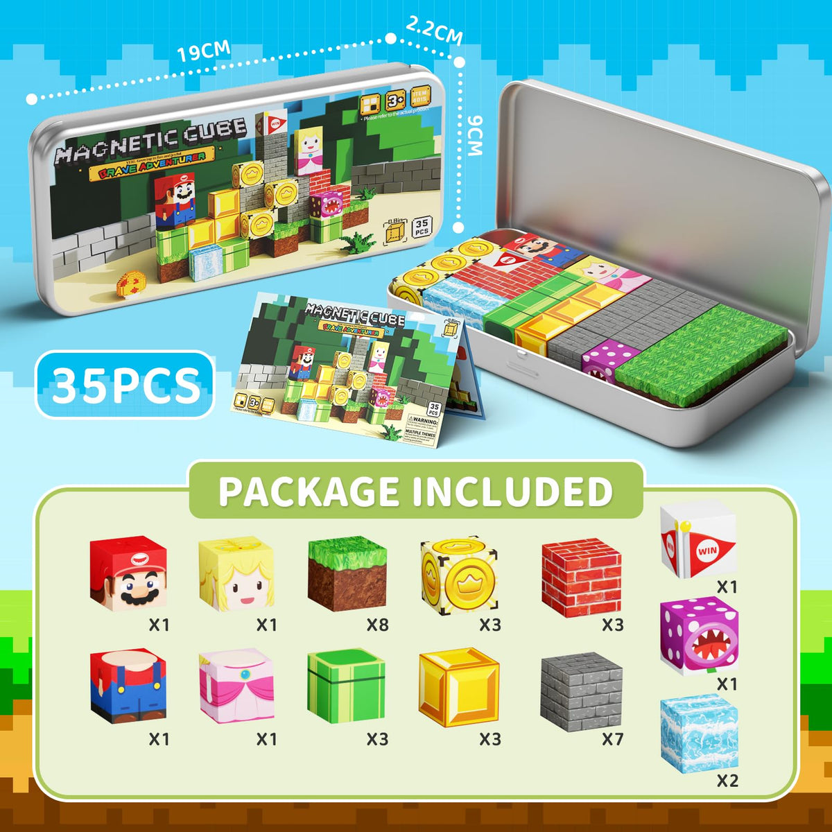 WMXDU colorful blocks build castles and letters, encouraging imaginative play.