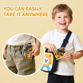 WMXDU compact magnetic toy box ideal for airplanes and cars.