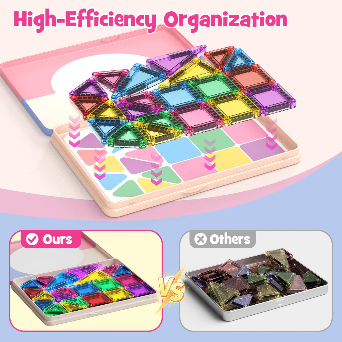 WMXDU educational magnet tiles help kids explore design concepts safely.