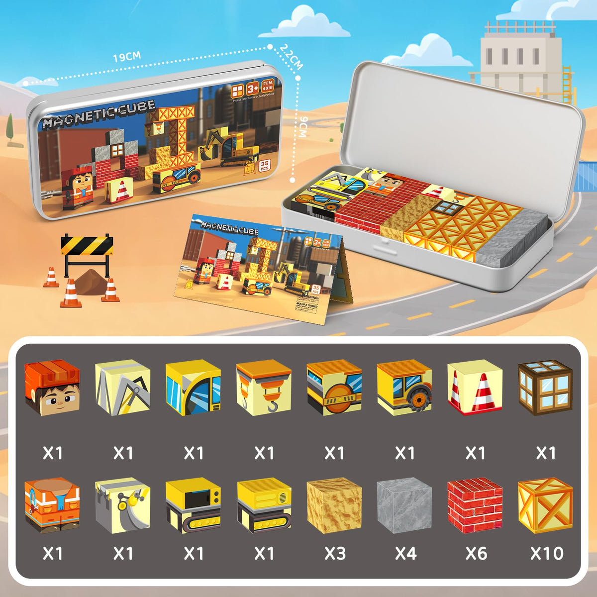 WMXDU modular magnets click securely for endless play.