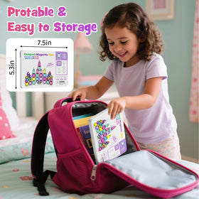 WMXDU magnetic tiles foster hand-eye coordination and creative construction.