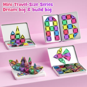WMXDU rainbow translucent tiles create engaging STEM learning moments.