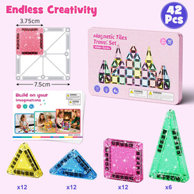 WMXDU travel-friendly STEM toy for cars and planes